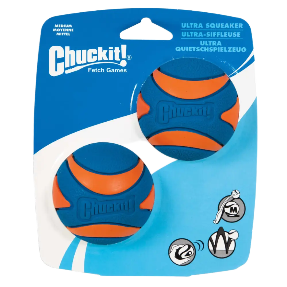 Chuckit Ultra Squeaker Bal - M 2