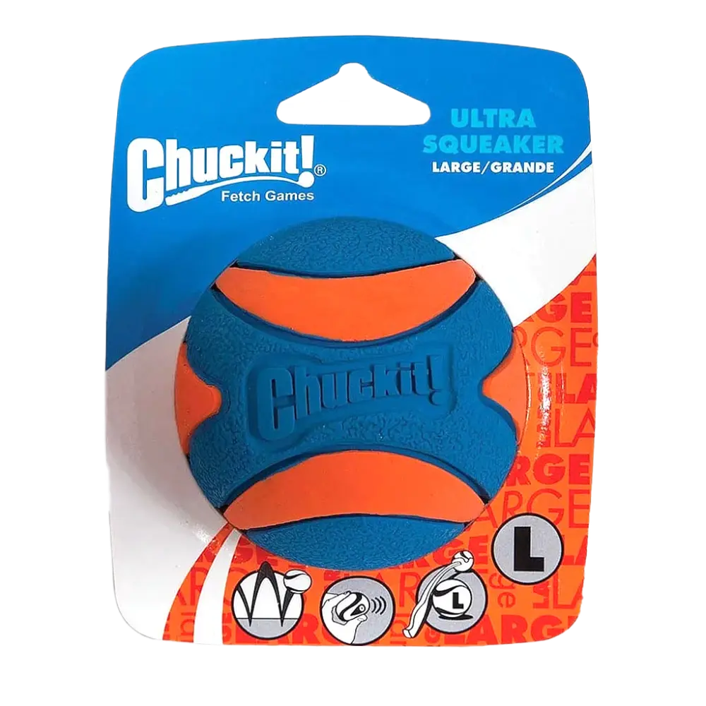 Chuckit Ultra Squeaker Bal - L